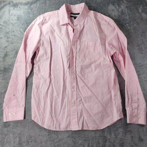 Banana‎ Republic Mens Button Up Shirt M Pink Standard Fit Office Career Classic